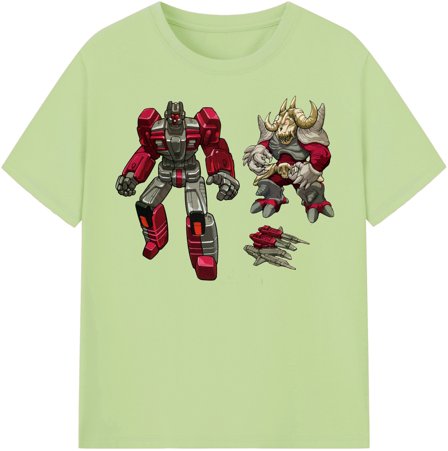 （画像用）  綿100％半袖Tシャツ（フロントプリント）